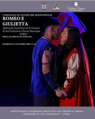  "Romeo e Giulietta" in scena domenica 8 ottobre