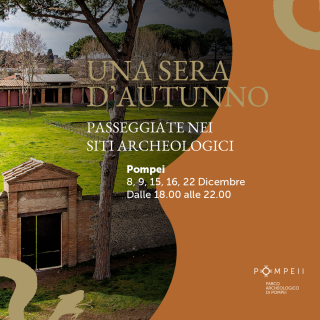 Una sera d’autunno, passeggiate nei siti archeologici