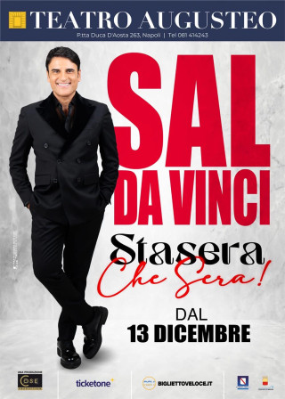 Sal Da Vinci al Teatro Augusteo
