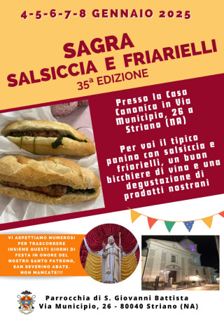 35ª Sagra della Salsiccia e Friarielli a Striano