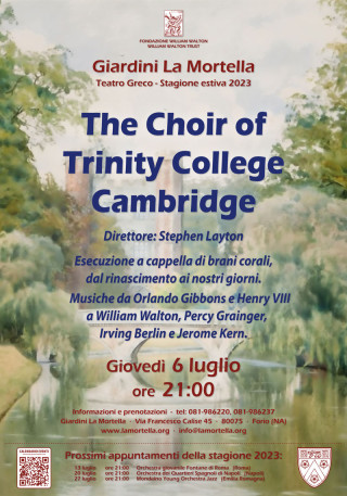  “The Choir of Trinity College Cambridge” al Teatro Greco